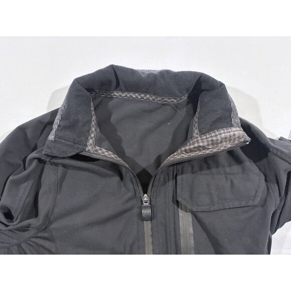 Lululemon Luon Mens Vent Tech Zip Jacket Active Magnetic Pocket Black Sz S - Picture 6 of 11
